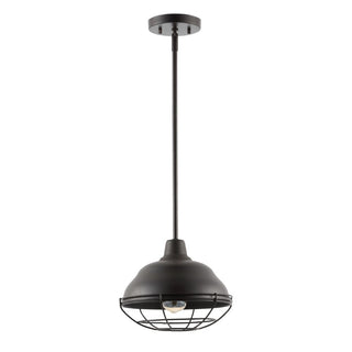 Bridgemoor 10.38" Industrial Farmhouse Iron LED Pendant