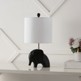 Koda Eclectic Southwestern Resin/Iron Elephant LED Kids Table Lamp