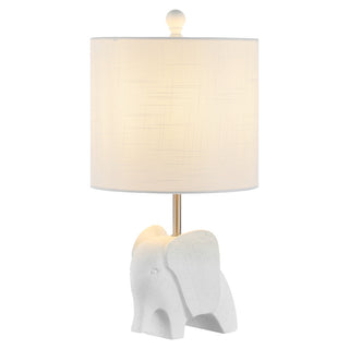 Koda Eclectic Southwestern Resin/Iron Elephant LED Kids Table Lamp