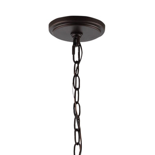 Barnes 19" Rustic Farmhouse Iron LED Flush Mount