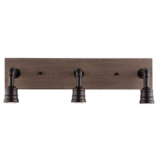 Norman 22.13" Rustic Farmhouse Iron LED Vanity