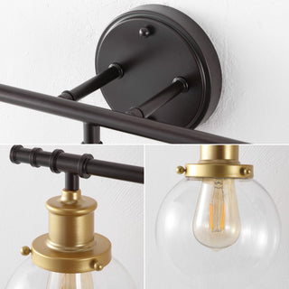 Gauge 24.5" 3-Light Farmhouse Classic Vanity Light with Bathroom Hardware Accessory Set