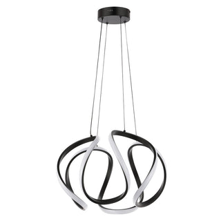 Euphoria 18.5" Contemporary Designer Aluminum/Iron Scribble Integrated LED Pendant Light