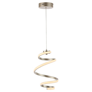 Whirl Modern Minimalist Aluminum/Iron Abstract Integrated LED Pendant