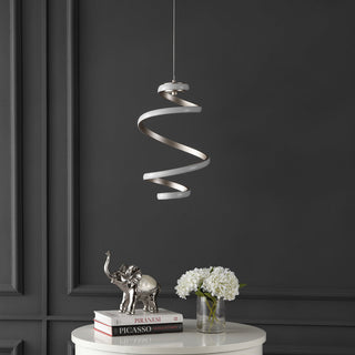 Whirl Modern Minimalist Aluminum/Iron Abstract Integrated LED Pendant