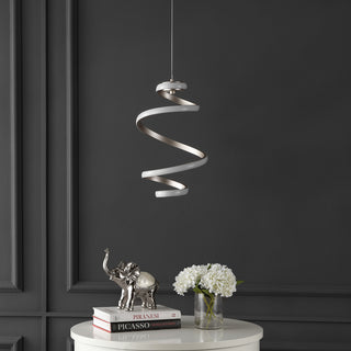 Whirl Modern Minimalist Aluminum/Iron Abstract Integrated LED Pendant