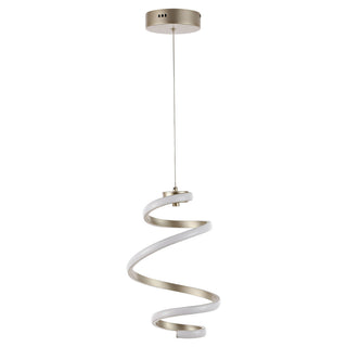 Whirl Modern Minimalist Aluminum/Iron Abstract Integrated LED Pendant