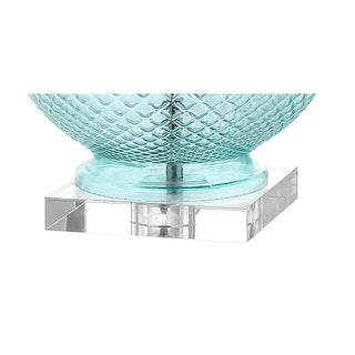 Demi 26" Glass and Crystal LED Table Lamp