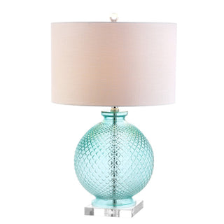 Demi 26" Glass and Crystal LED Table Lamp