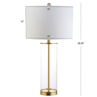 Saul 29" Glass LED Table Lamp