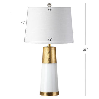 Trent 26.25" Bubble Glass LED Table Lamp