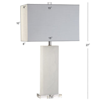 Paxton 27" Alabaster LED Table Lamp