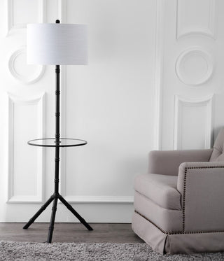 Sloan 62" Metal LED End Table Floor Lamp