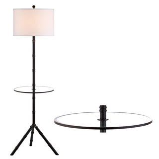 Sloan 62" Metal LED End Table Floor Lamp