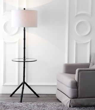 Sloan 62" Metal LED End Table Floor Lamp