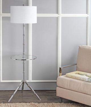 Sloan 62" Metal LED End Table Floor Lamp