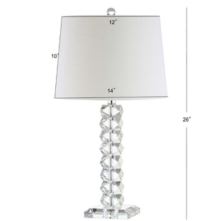 Isabella 25.5" Crystal LED Table Lamp