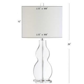 Ben 26" Crystal LED Table Lamp