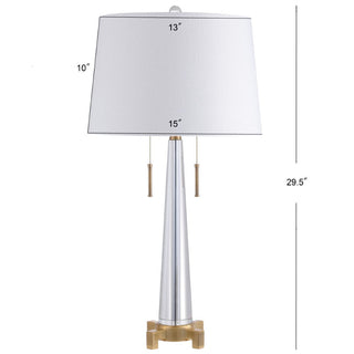 Decker 29.5" 2-Light Crystal LED Table Lamp