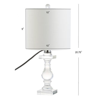 Aron 20.75" Crystal LED Table Lamp