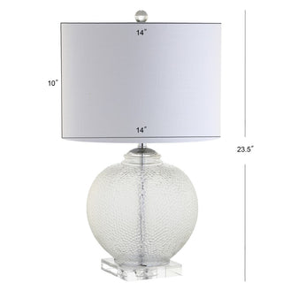 Zoe 24" Glass / Crystal LED Table Lamp