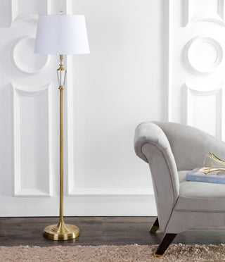 Saul 61" Crystal / Metal LED Floor Lamp