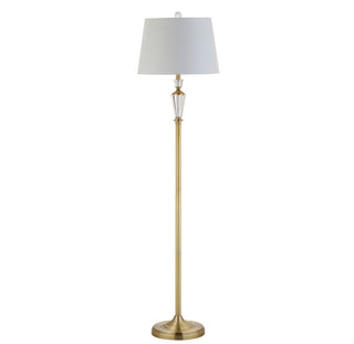 Saul 61" Crystal / Metal LED Floor Lamp