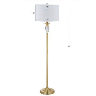 Scott 60" Crystal / Metal LED Floor Lamp