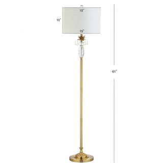 Dylan 61" Crystal / Metal LED Floor Lamp