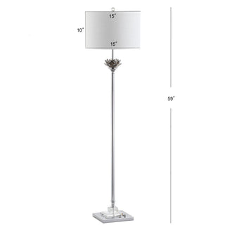 Nelson 59" Crystal / Metal LED Floor Lamp