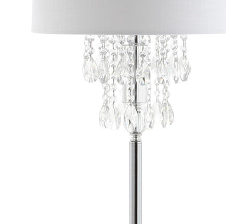 Layla 61" Crystal / Metal LED Floor Lamp