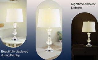 Sterling 25" Crystal LED Table Lamp