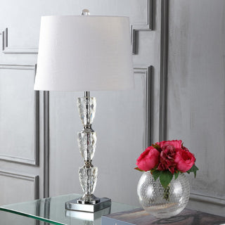 Malik 28" Crystal LED Table Lamp