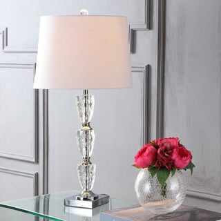 Malik 28" Crystal LED Table Lamp