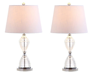 Blake 24" Crystal LED Table Lamp, Set of 2