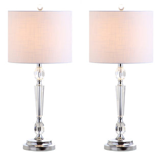 Jocelyn 27" Crystal LED Table Lamp, Set of 2