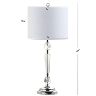 Jocelyn 27" Crystal LED Table Lamp, Set of 2