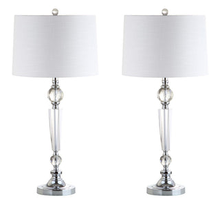 Oakley 29.5" Crystal LED Table Lamp, Set of 2