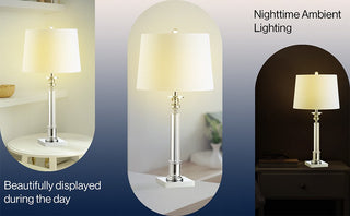 Kiara 28" Crystal LED Table Lamp