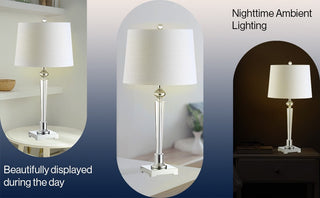 Casey 28.25" Crystal LED Table Lamp