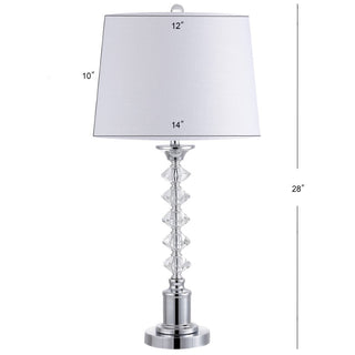 Sonny 28" Crystal LED Table Lamp, Set of 2