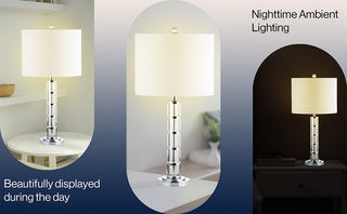 Linda 26" Crystal LED Table Lamp