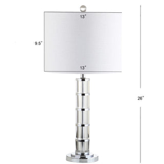 Linda 26" Crystal LED Table Lamp