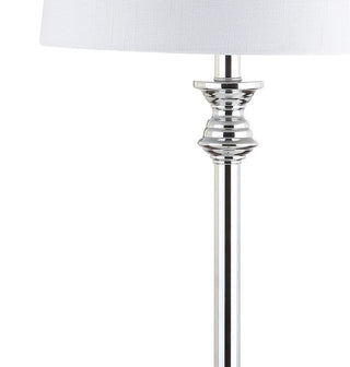 Pedro 33" Crystal/Metal LED Table Lamp, Set of 2