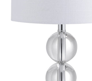 David 17.5" Crystal LED Table Lamp