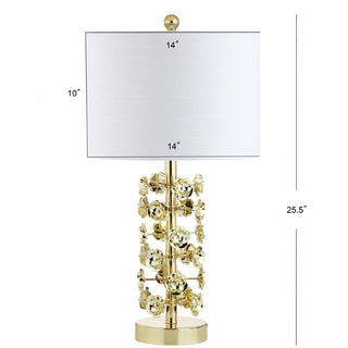 Rosemary 25.5" Resin/Metal LED Table Lamp