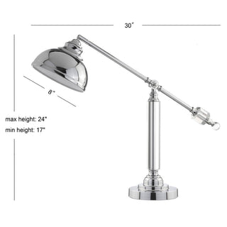 Colby 22" Metal and Crystal LED Task Lamp