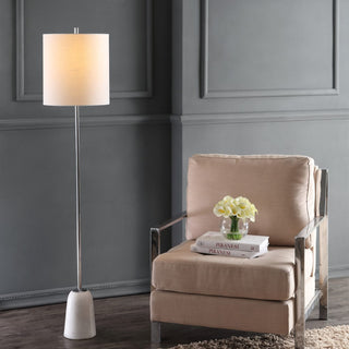 Karlie 62.5" Marble/Metal LED Floor Lamp