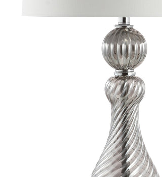 Gide 32" Swirled Crystal/Glass LED Table Lamp