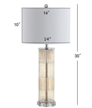 Carnaby 30" Glass/Crystal LED Table Lamp